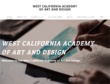 Tablet Screenshot of myarteducation.com